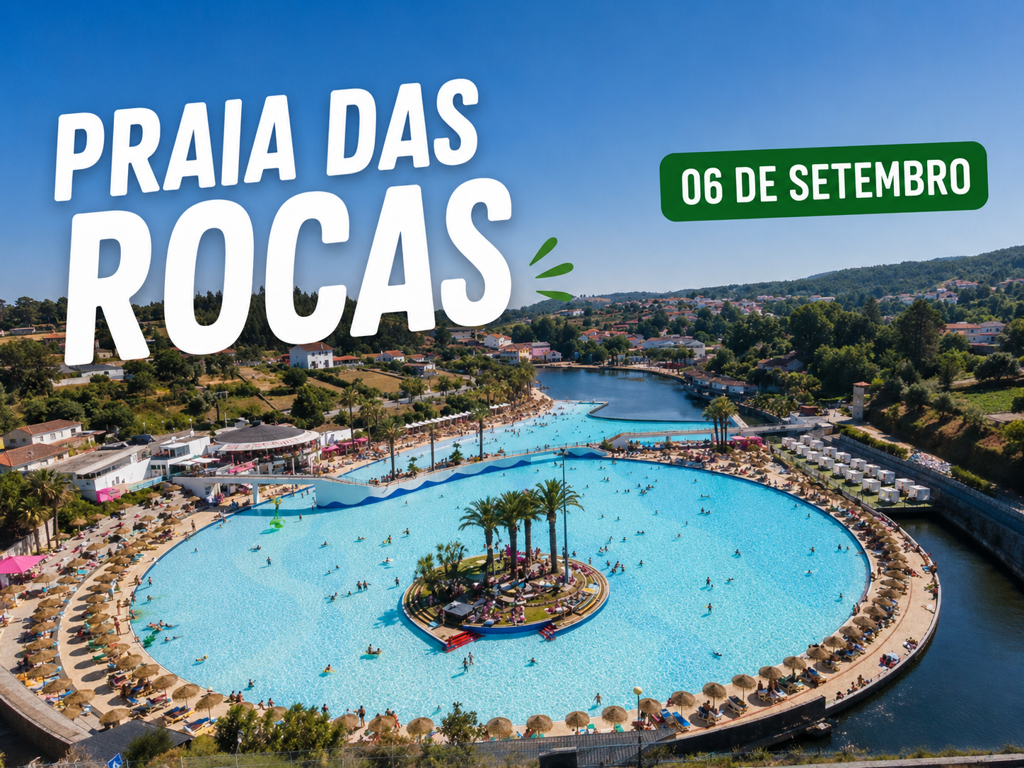 Praia das Rocas — excursão de 08H saindo do Porto (06 de setembro)